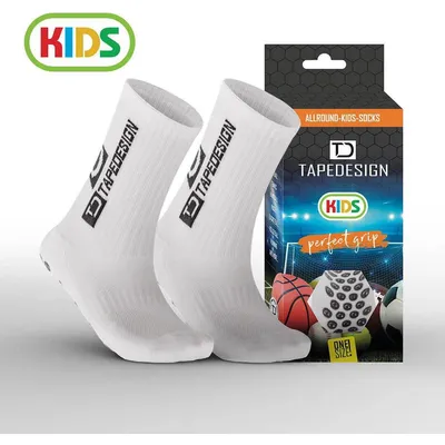 Image de TAPEDESIGN Allround Socks Chaussettes antidérapantes enfants blanc
