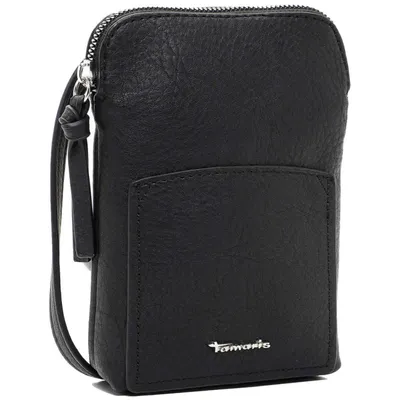 Produktbild von Tamaris Damen Handytasche Handyetui Umhängeriemen Steckfach Alessia 30815, Farbe:Schwarz