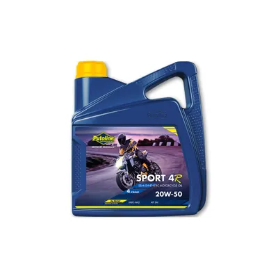 Obrázok produktu pre Putoline motorový olej Sport 4R 20W-50 4T 4 litrový kanister / API SM, JASO MA2 polosyntetický