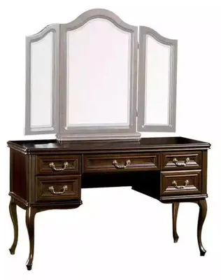 Produktbild von Schminktisch mit Spiegel Luxus Konsole Kommode Schlafzimmer Barock Rokoko