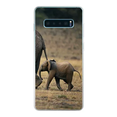 Produktbild von MuchoWow® Handyhülle Schutzhülle Hülle für Samsung Galaxy S10 Lite Elefant - Tiere - Savanne - Natur Silikon Softcase Handy Hülle - Schutz