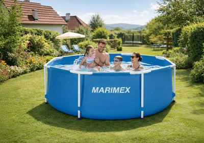 Produktbild von Marimex Florida Pool Ø 244x76 cm, stabil & einfach aufzubauen