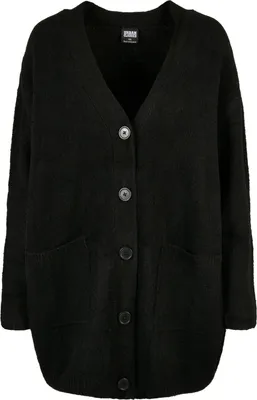 Image de Urban Classics Ladies - Chunky Fluffy Cardigan schwarz - M