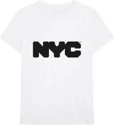 Produktbild von New York City - Logo Uni Medium T-Shirt - Weiß