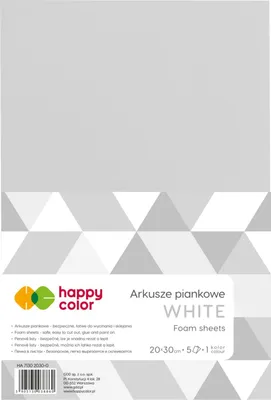 Zdjęcie produktu dla Arkusze Piankowe A4/5 Ark. Biały 8860