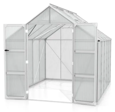Produktbild von Vitavia Gewächshaus "Domus 8300" aluminium 8,3 m² 6 mm HKP