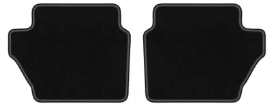 Zdjęcie produktu dla Dywaniki samochodowe welurowe tylne do: Ford Fiesta MK7 (2011-2017, hatchback) czarne, dopasowane