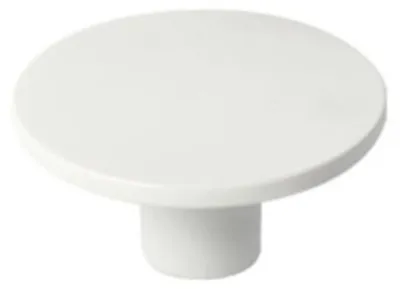 Productafbeelding van Witte meubelknop, diameter 40 mm, set van 36 stuks
