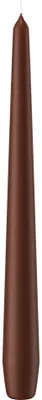 Produktbild von Spitzkerzen Kastanie Braun 250 x Ø 25 mm, 50 Stück
