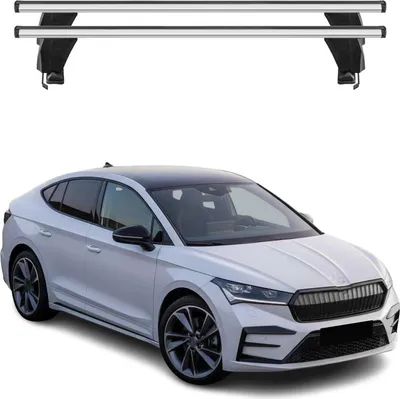 Produktbild von Menabo Dachträger Grundträger für Skoda Enyaq Coupè 2022-2025 Alu Grau 2tlg