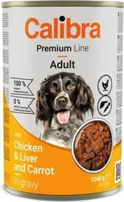 Zdjęcie produktu dla Dog Premium konz. z kurczakiem i wątróbką 1240g