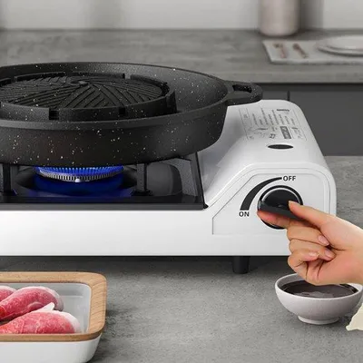 Obrázok produktu pre Prenosný plynový varič s výkonom 35 kW s piezoelektrickým zapaľovaním