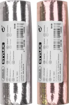 Zdjęcie produktu dla Serpentyny Stylex ROSÉGOLD - 18 rolek - 1 sztuka