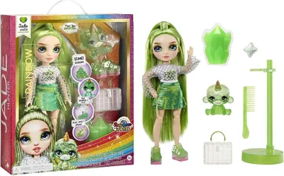 Obrázek produktu pro MGA - Rainbow High Fashion Doll Jade Hunter with Slime & Pet Novinka 2024