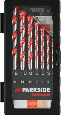 Produktbild von PARKSIDE PERFORMANCE® Mehrzweckbohrer / Hochleistungsbohrer (Mehrzweckbohrer Set 7tlg.)