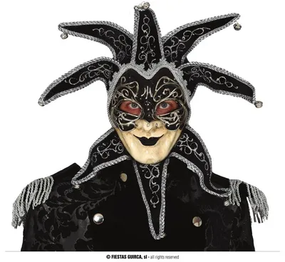 Produktbild von Vanezianische Maske schwarz