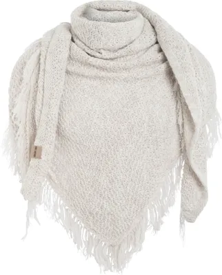 Produktbild von Knit Factory Amber Dreiecksschal - Beige - 190x85 cm