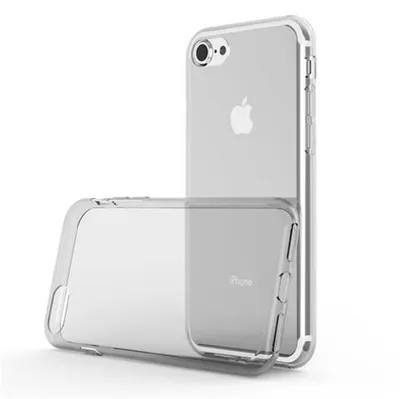 Produktbild von Cadorabo pouzdro pro Apple iPhone 7 / 7S / 8 / SE 2020 in FULL TRANSPARENT Pouzdro na mobilní telefon z pružného silikonového TPU silikonového ochranného krytu Ultra Slim Soft Back Cover Case Bumper