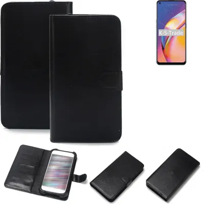 Produktbild von K-S-Trade Handyhülle Schutzhülle kompatibel mit Oppo Reno5 F Handy Schutz Hülle Handyhülle Bumper schwarz 1x