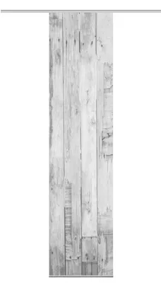 Produktbild von VISION S LIZZA Schiebegardine, halbtransparente Bambus-Optik, 260x60 cm, grau, Holzmotiv