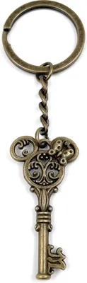 Image de Onwomania - Clé antique souris - Porte-clés en métal, idéal comme cadeau par ex. pour le meilleur ami, la meilleure amie, maman - Pour hommes, femmes & enfants