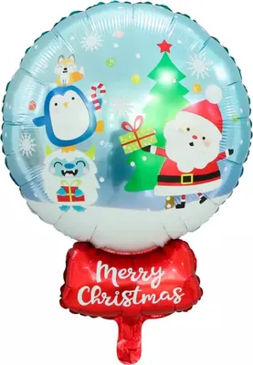 Produktbild von Folienballon Weihnachten, Weihnachtskugel, ca. 67 x 48 cm