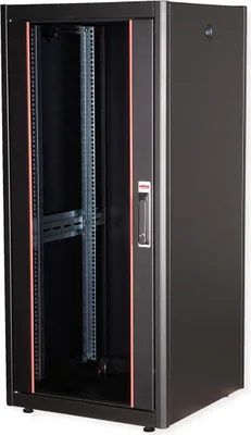 Zdjęcie produktu dla ROLINE 26.21.0204, Stojak wolnostojący, 26U, 600 kg, Relingi, Regulowane nóżki, 53 kg