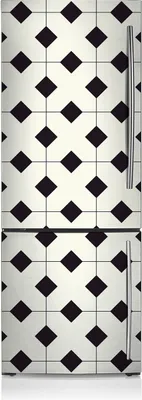 Produktbild von Aufkleber Kühlschrankmagnete Dekoration Kühlschrankfolie 60x205 cm - Geometrisches Muster