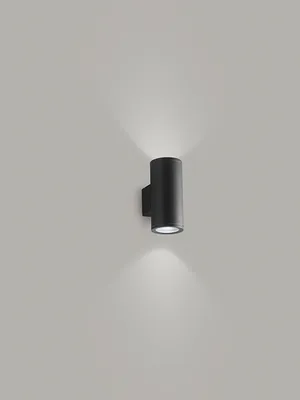 Imagen del producto de Lámpara exterior cilíndrica para 2 bombillas GU10, modelo 6530 Perenz, color grafito