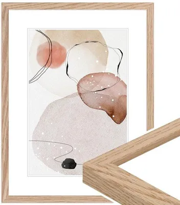 Image de Cadre photo en chêne - Décoration murale moderne - 20 x 28 cm - Bois