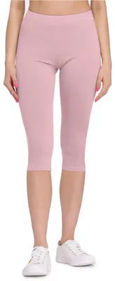 Image de Leggings 3/4 pour femme Bellivalini en viscose BLV50-148 (rose poudré, XS)