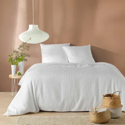 Immagine prodotto di Set di biancheria da letto - Douceur d'Intérieur - Azura - Microfibra - 240 x 220 cm - Beige