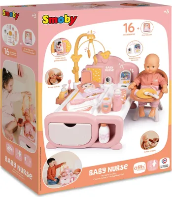 Productafbeelding van Poppenwieg voor baby's met hemeltje