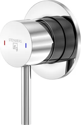 Produktbild von Steinberg Serie 100 Wannen-/Brausearmatur, Unterputz-Einhebelmischer, 1 Verbraucher, 1002250