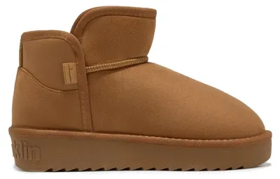 Image de D.Franklin Bottines basses pour femmes, modèle Nordic Low Basic, couleur camel. Bottines