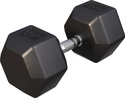 Produktbild von GORILLA SPORTS® Hexagon Kurzhanteln - 30kg Gewichte, Gusseisen Gummiert, Rutschsicher, Griff Gerändelt, Verchromt, Schwarz - Sechseckige Hanteln, Dumbbell, Krafttraining, Fitness