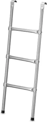 Produktbild von Famanu Trampolinleiter 96 cm - hängend - 3 Stufen - Stahl - für Kinder und Erwachsene - silber