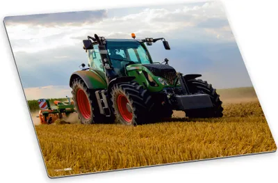 Produktbild von itenga Deluxe Schreibtischunterlage Traktor auf dem Feld 50x40cm  rutschfest