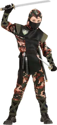 Produktbild von Kostüm Soldat Ninja Camouflage, Groesse:128