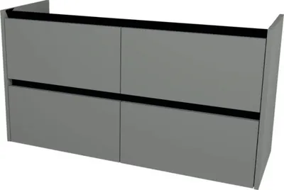 Produktbild von Devo Waschbeckenunterschrank Etna 2.0 BxHxT 118 x 64 x 40 cm ohne Waschbecken dust grey
