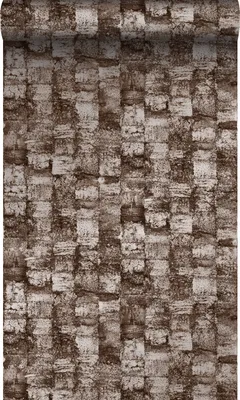 Obrázok produktu pre Origin Wallcoverings jemná štruktúra tmavohnedá tapeta 53 cm x 10,05 m