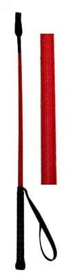 Produktbild von Reitgerte Springgerte Dressurgerte rot 65 cm ARBO-INOX