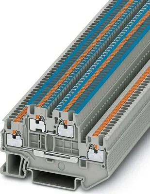 Immagine prodotto di Morsettiera doppia 0,14-1,5qmm, grigia - Morsettiera di potenza 3,5mm 16A PTTB 1,5/S-L/N