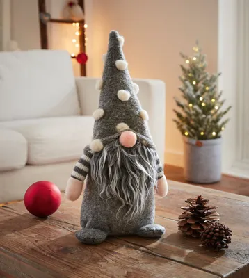 Produktbild von ohne Marke Figur Wichtel" grau OneSize"
