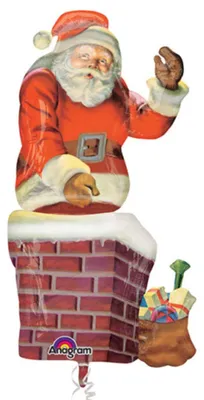 Produktbild von Airwalker Weihnachtsmann Kamin  73x134cm
