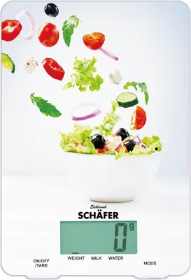 Immagine prodotto di Schäfer Bilancia digitale da cucina Bilancia da forno Bilancia da cucina Bilancia per insalata