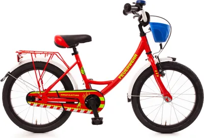 Produktbild von FEUERWEHR 18 Zoll Kinderfahrrad – Bachtenkirch feuerrot/weiß