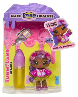 Zdjęcie produktu dla MGA Entertainment Yummiland x PEEPS Lip Gloss Doll- Michelle Mallows, Mini lalka, Damski, 4 lat(a), Chłopak, dziewczyna, Wielobarwny