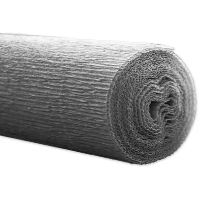 Produktbild von Gärtnerkrepp 50x250cm 128g/qm silber