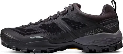 Schwarze Wanderschuhe "Ducan Low GTX Men" von Mammut; ideal für Herren.